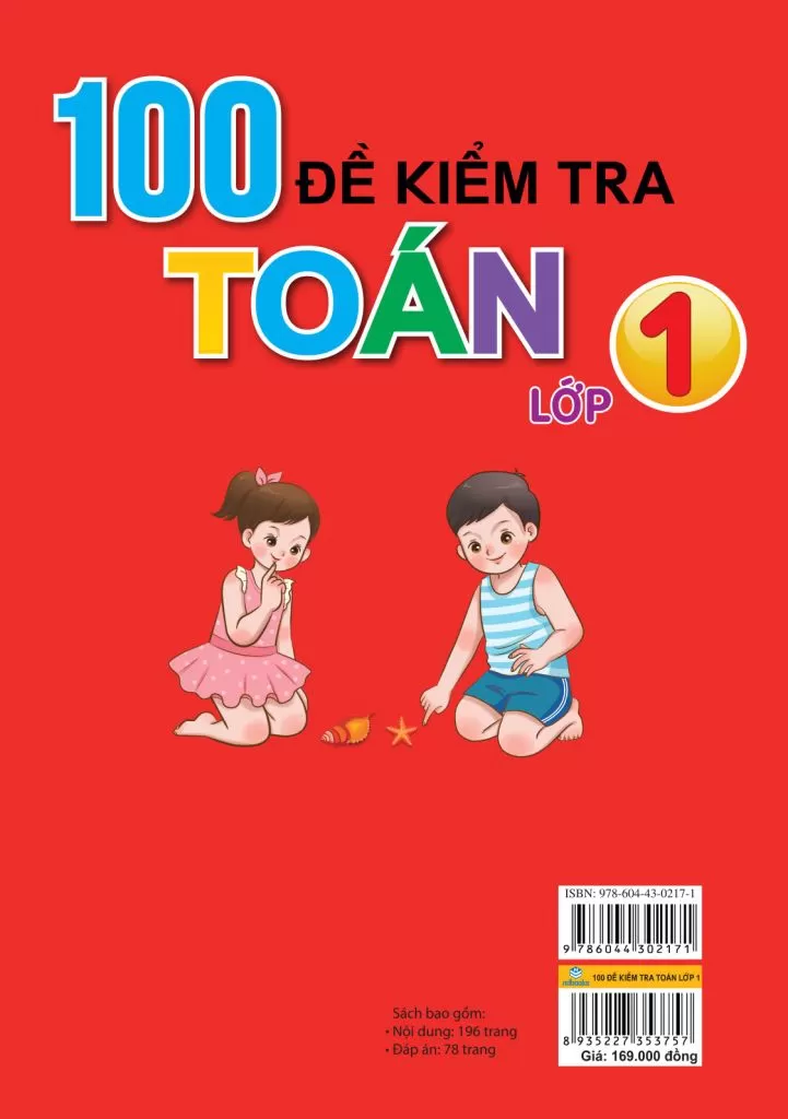 100 ĐỀ KIỂM TRA TOÁN LỚP 1 (Dùng chung cho các bộ SGK hiện hành)